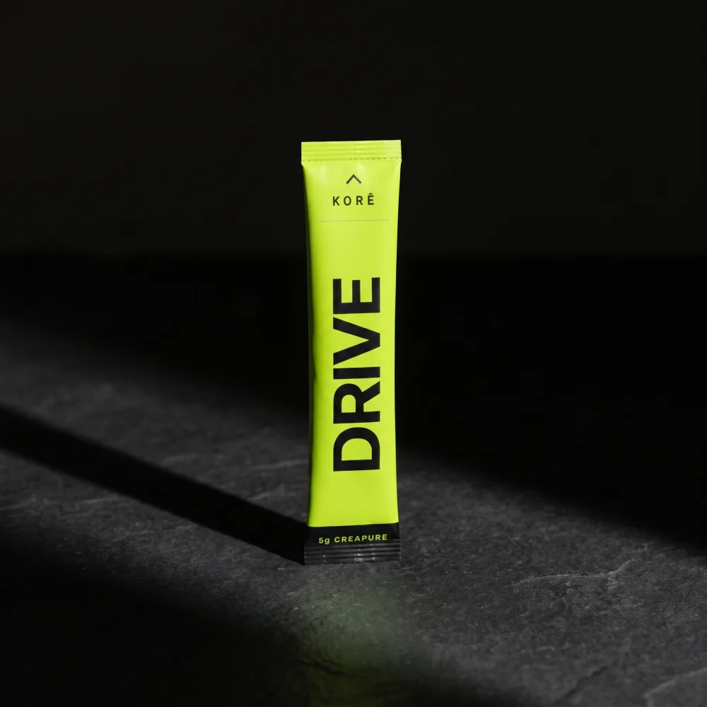 KORÊ DRIVE lime daily stick pack with 5g Creapure creatine monohydrate